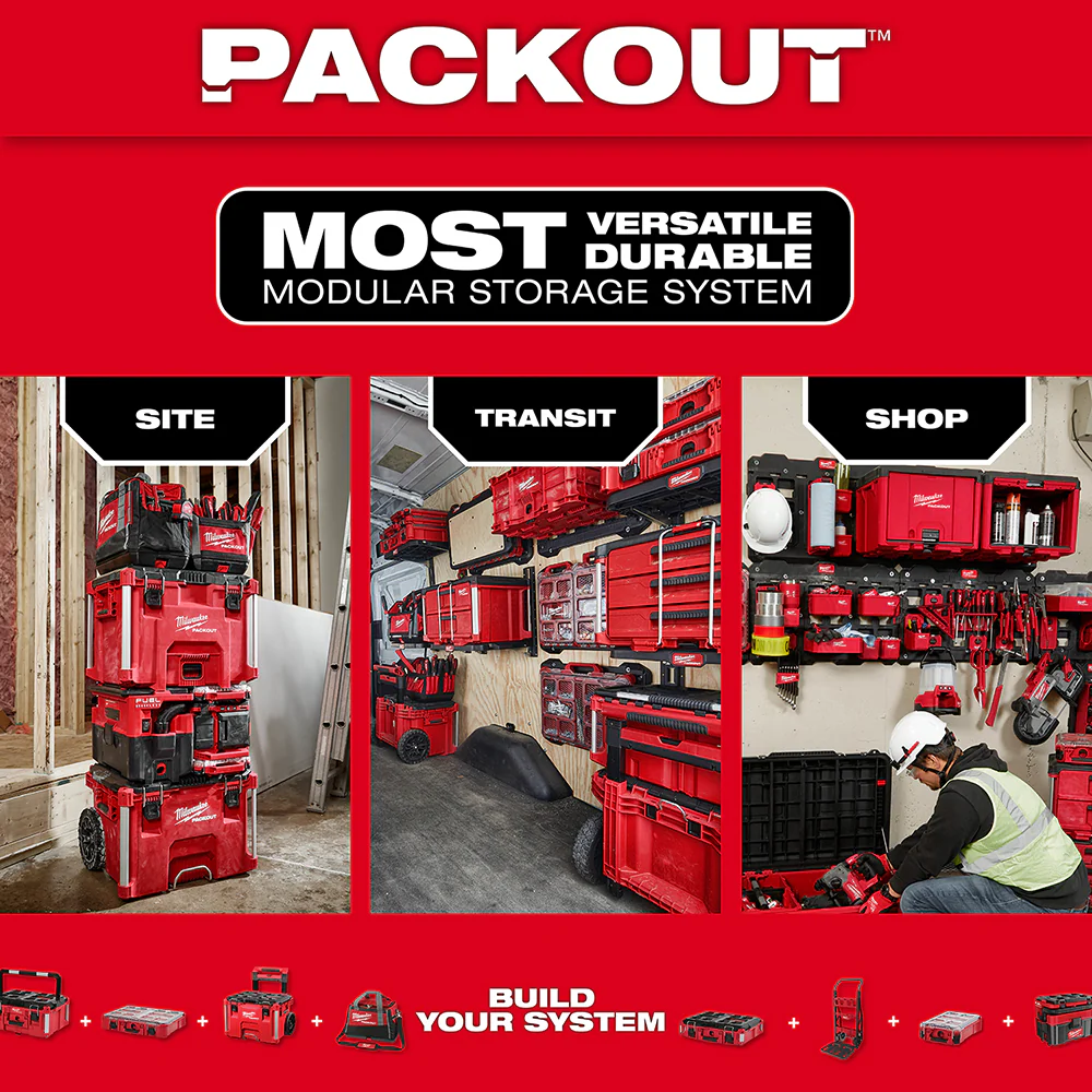 Milwaukee 48-22-8340 PACKOUT Reinforced Tool Rack