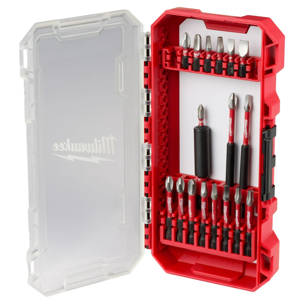 Milwaukee 48-32-4403 Optimized Shockzone Steel Impact Driver Bit Set - 18pc