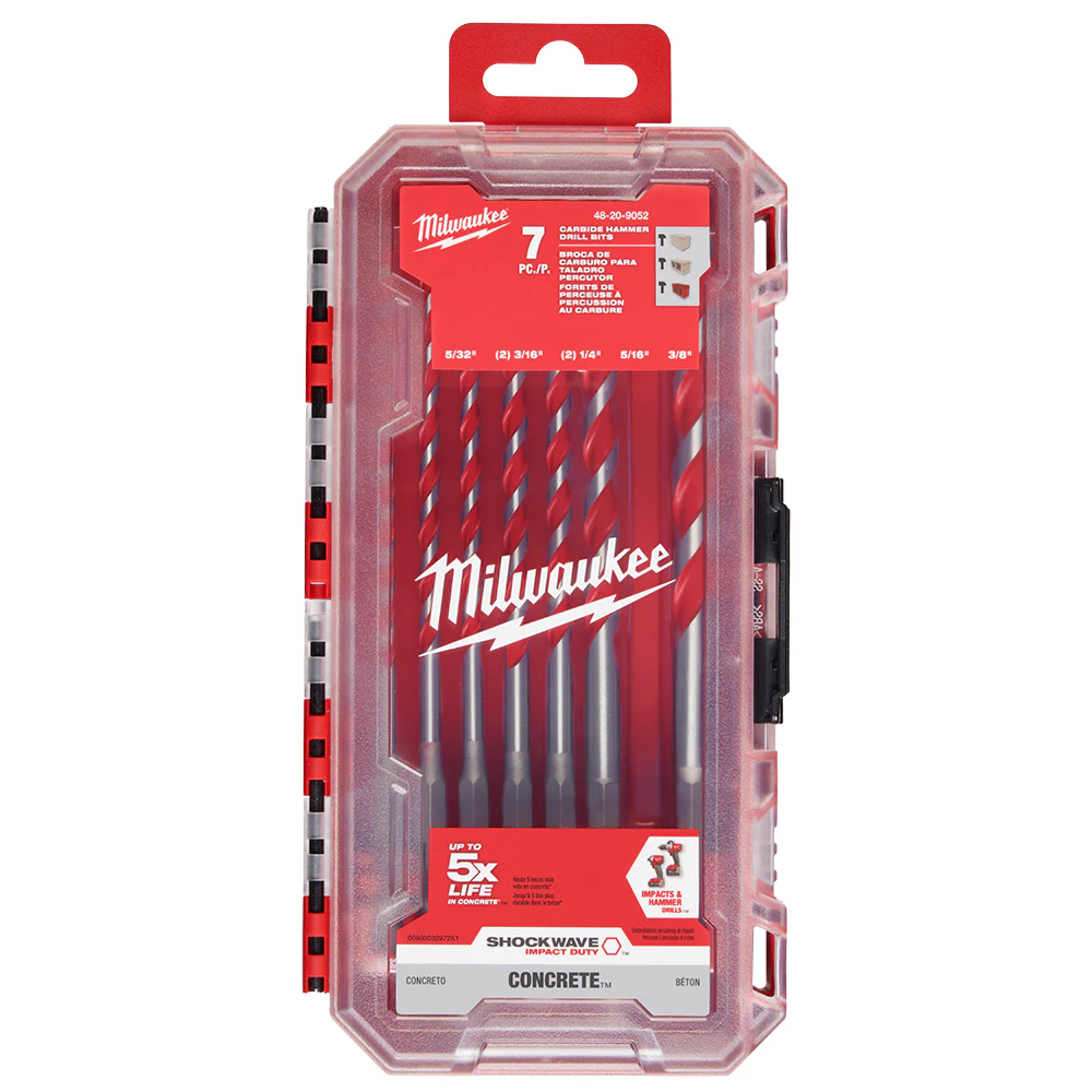 Milwaukee 48-89-4670-B Impact Duty Titanium Drill Bits w/ Hammer Drill Bits Set