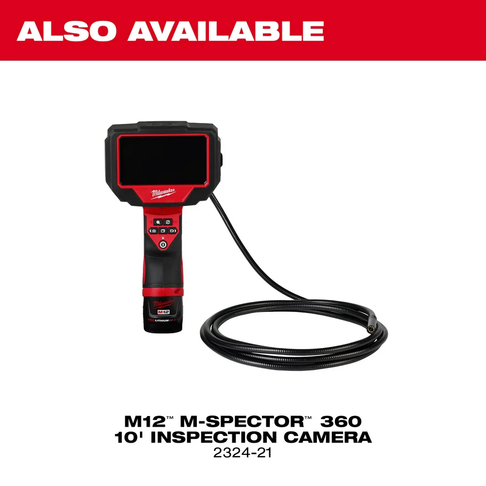 Milwaukee 2323-21 M12 12V 360 Cordless M-Spector 4' Inspection Camera