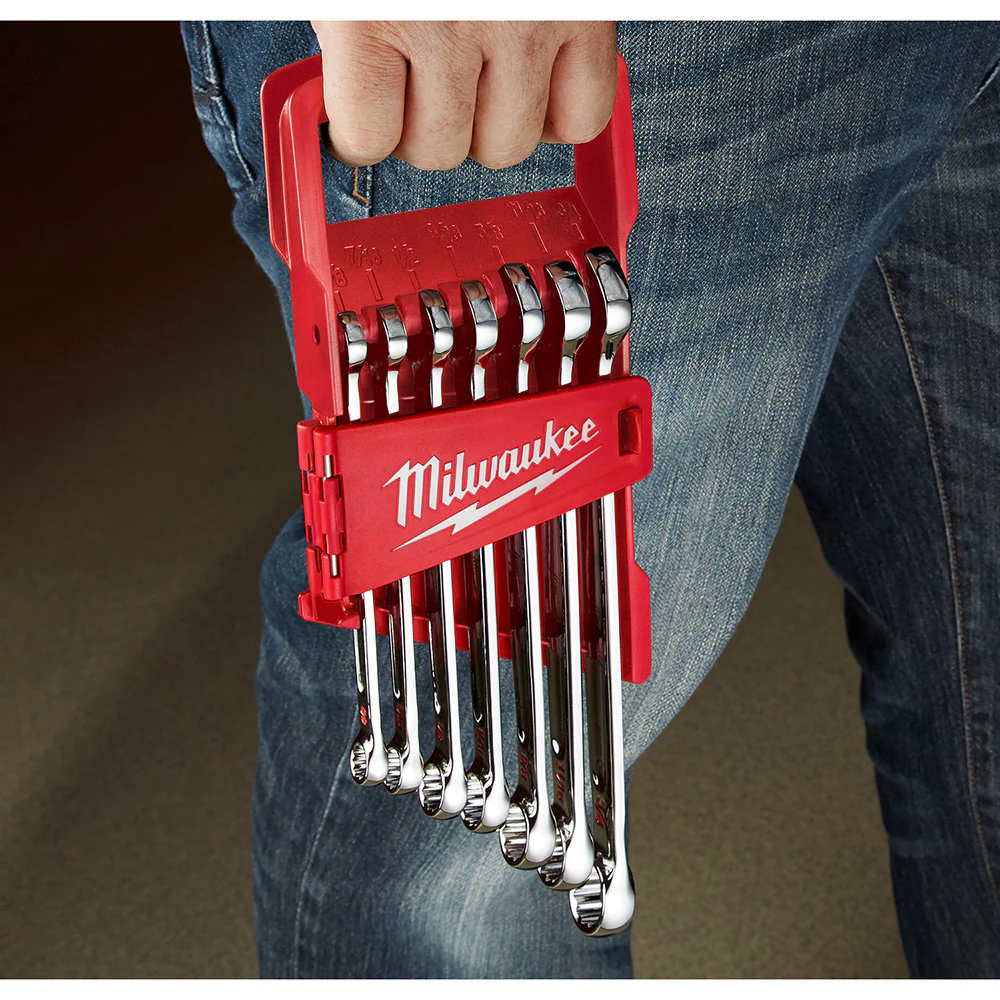 Milwaukee 48-22-9407 7-Piece Standard Open-End Combination Wrench Set