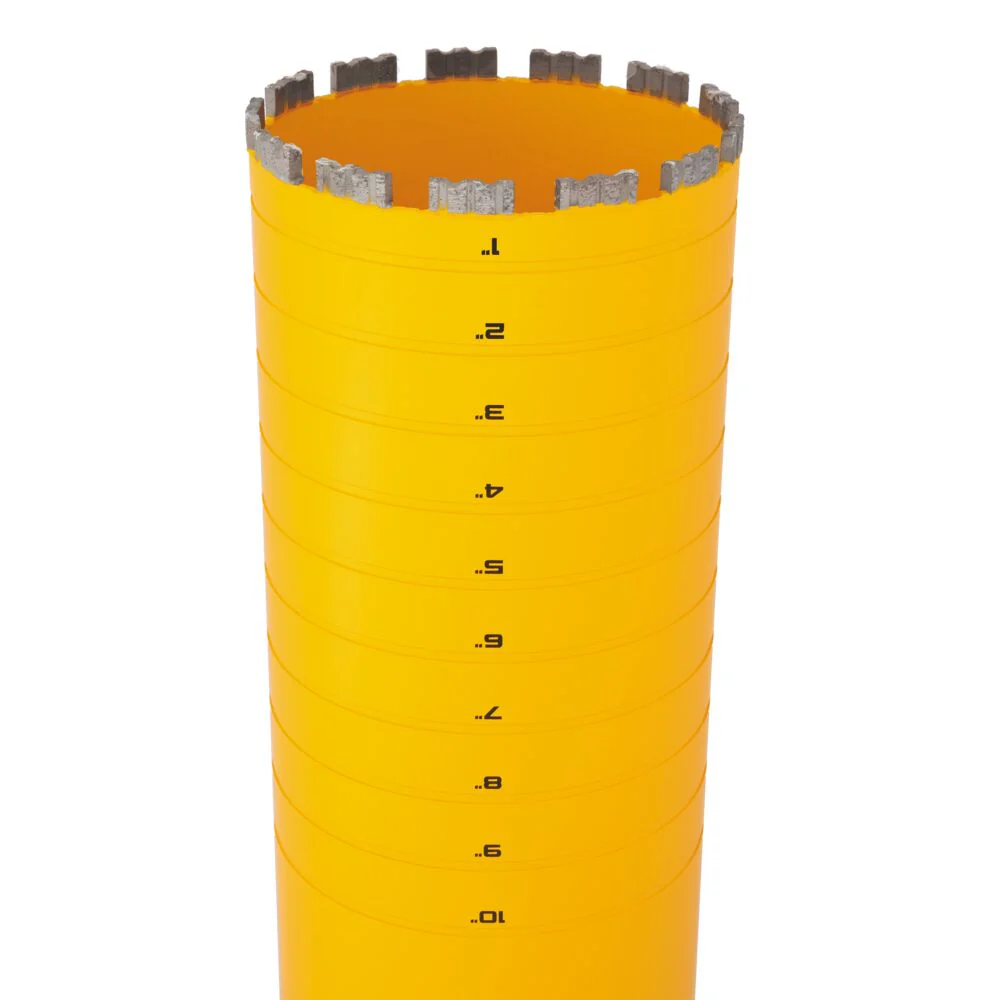 DeWALT DW55025 6-1/4 X 15 Cordless Diamond Core Bit w/ Recessed Grooves