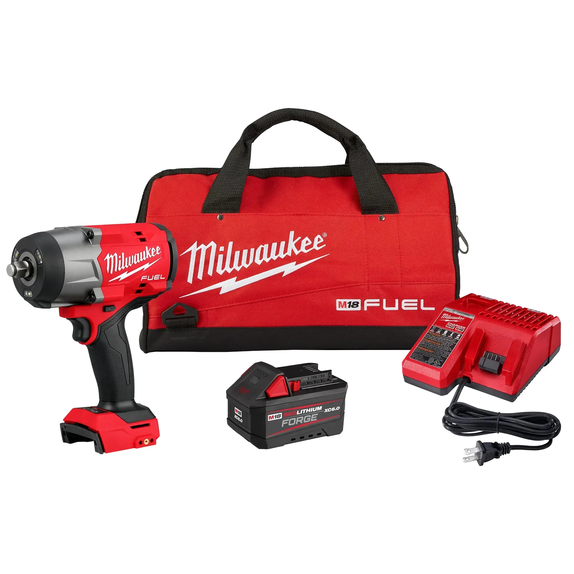 Milwaukee 2967-21F M18 FUEL 18V 1/2 High Torque Impact Wrench FORGE Kit