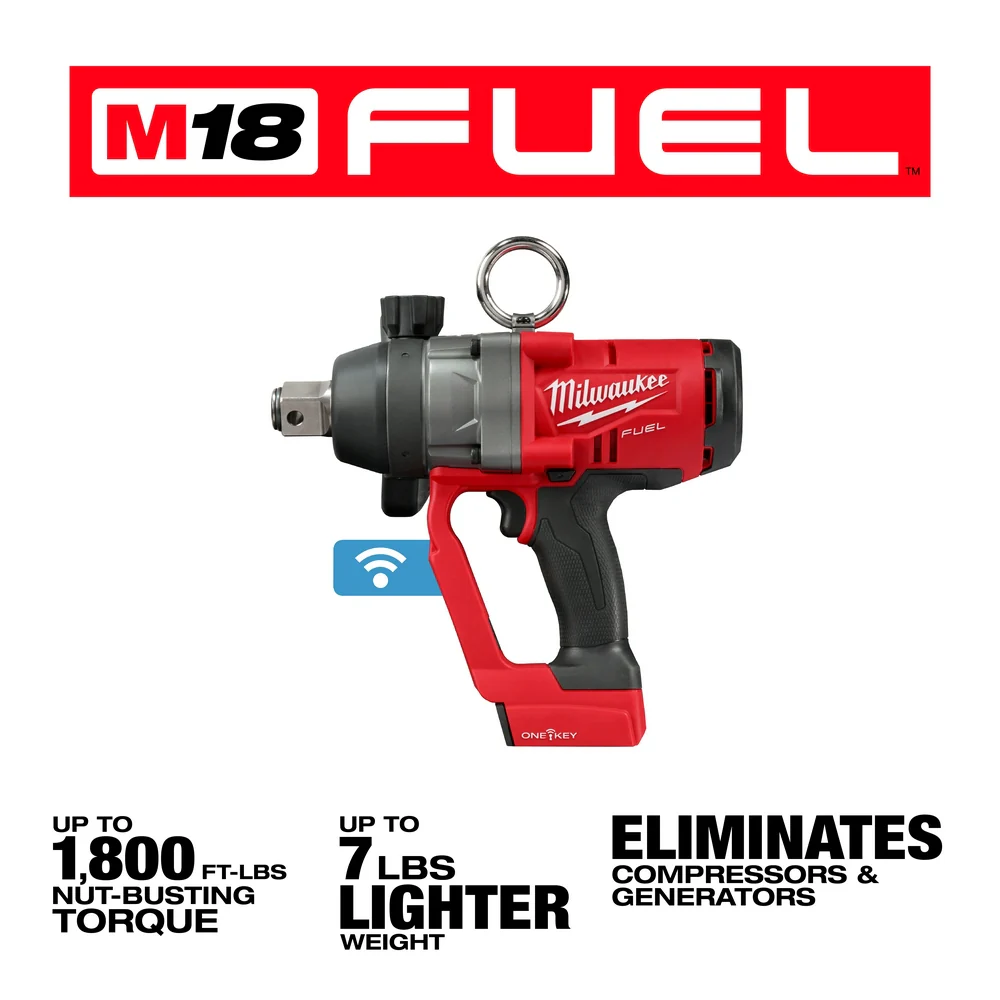 Milwaukee 2867-20 M18 FUEL 18V 1 Inch High Torque Impact Wrench - Bare Tool
