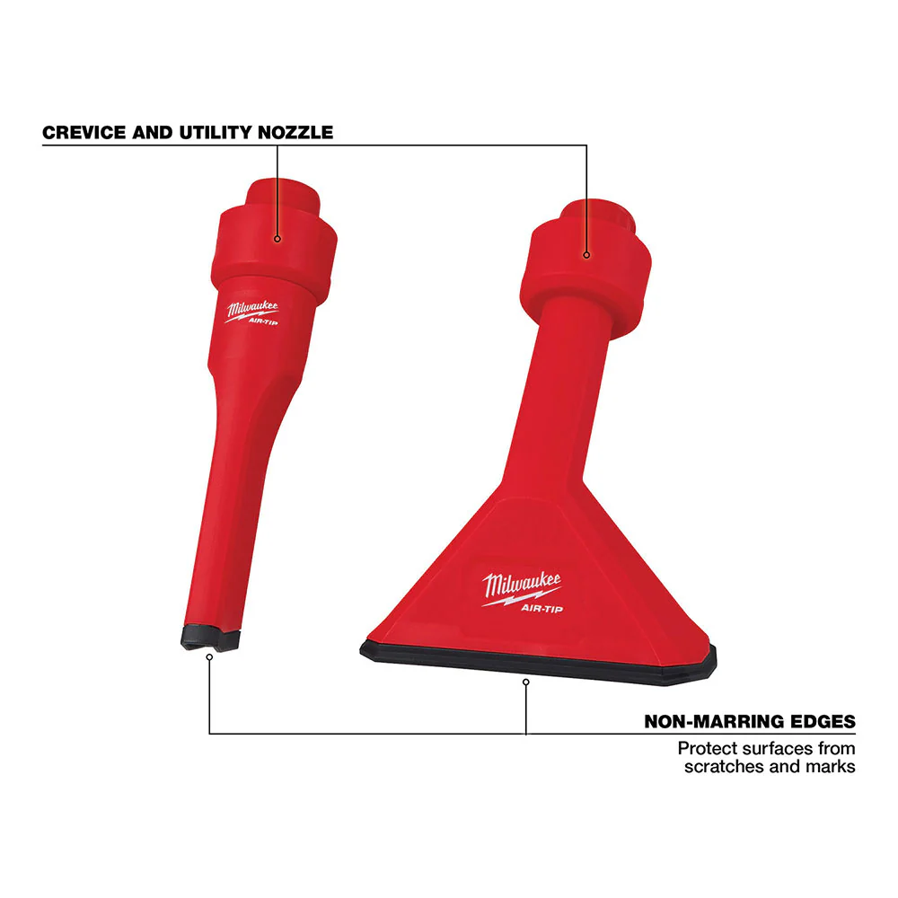 Milwaukee 49-90-KIT1 AIR-TIP Nozzle/Rotating Brush/Pivoting Brush Attachment Kit