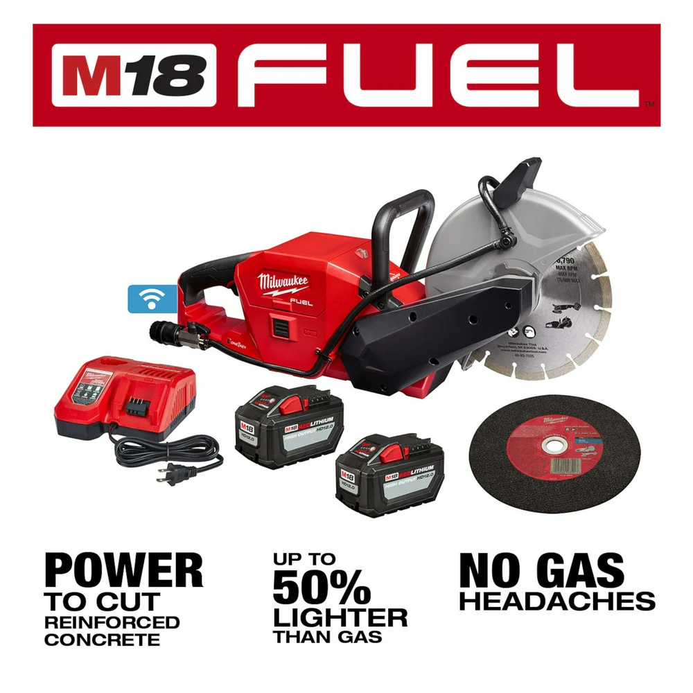 Milwaukee 2786-22HD M18 FUEL 18V 9 Inch Cut-Off Saw w/ ONE-KEY Kit