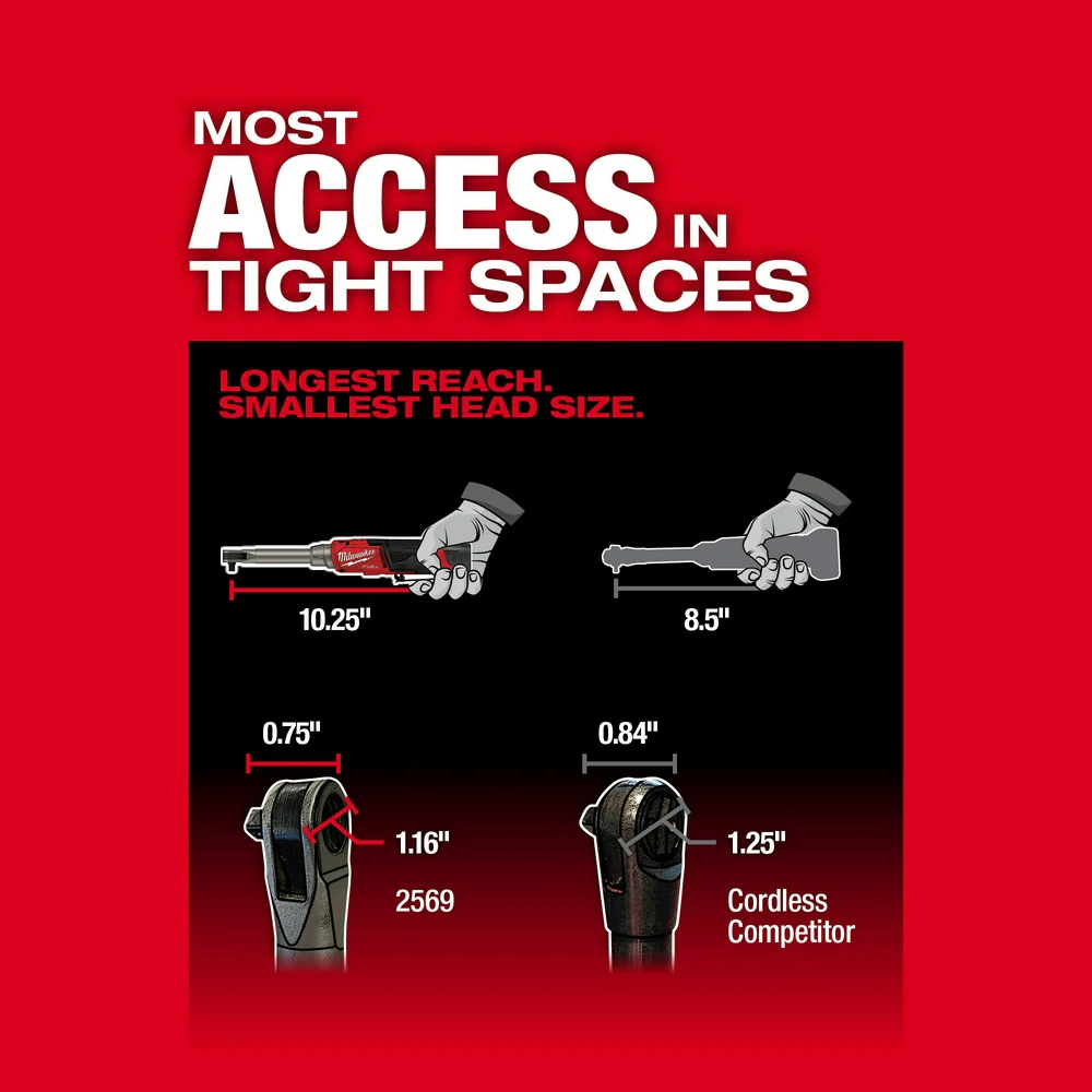 Milwaukee 3497-22RAT M12 FUEL 12V Cordless 2 Tool Combo Kit w/ 3/8 Ratchet