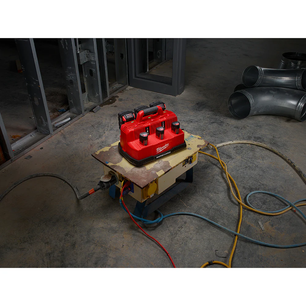 Milwaukee 48-59-1807 M12/M18 12/18V 6-Port Rapid Charge Station
