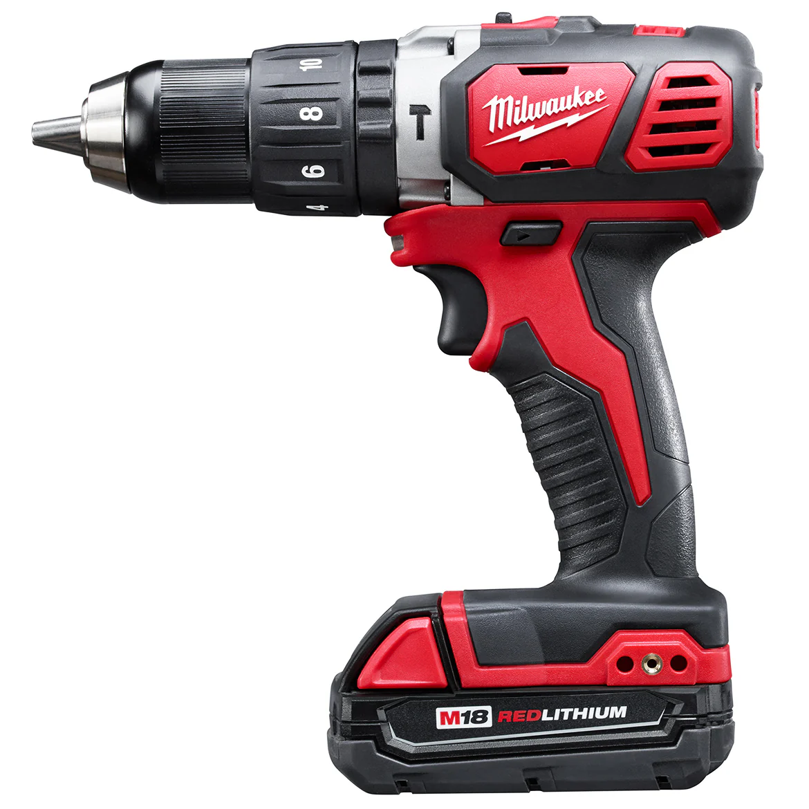 Milwaukee 2607-22CT M18 18V Compact 1/2 Hammer Drill/Driver w/ Batteries