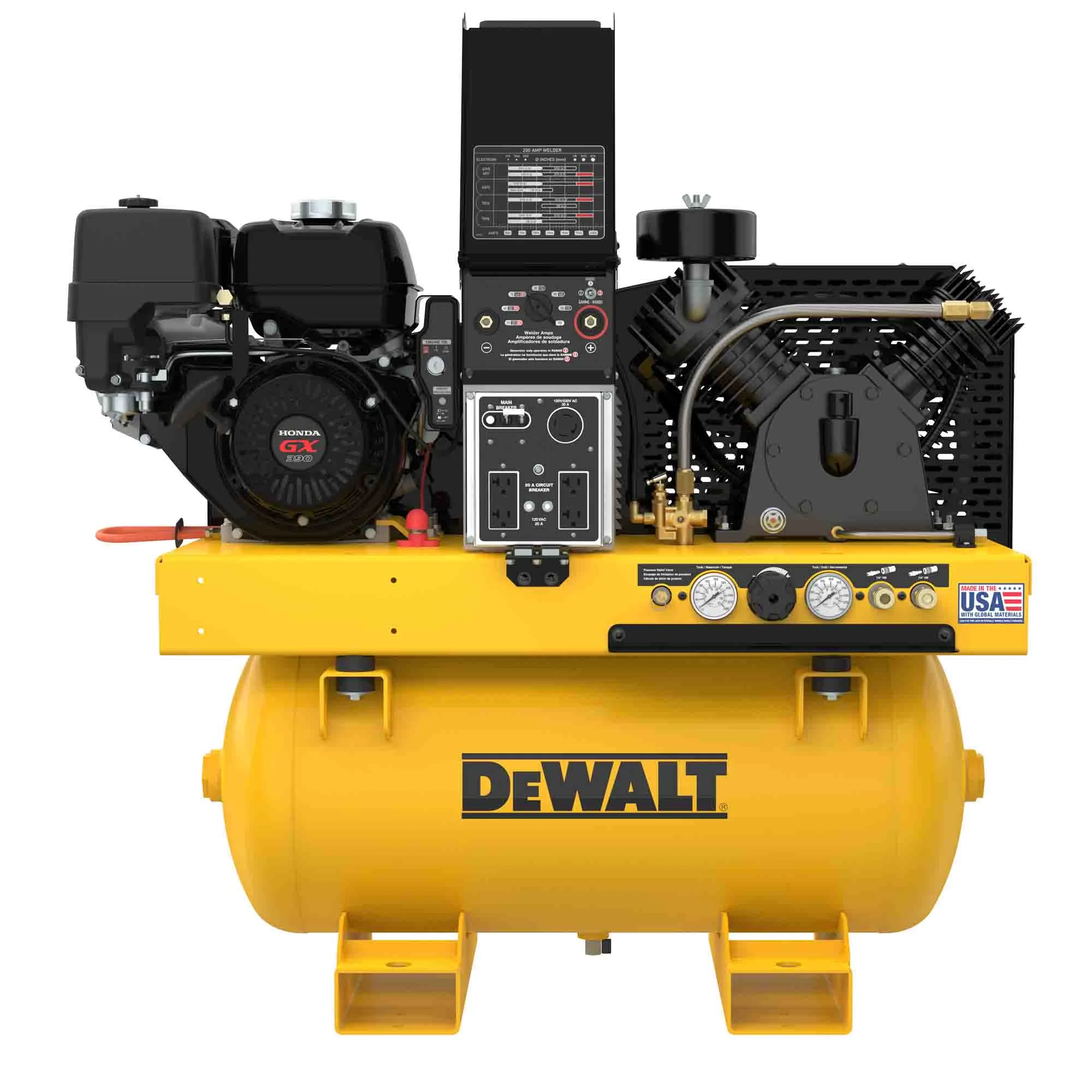 DeWALT DXCMCGW1330 30 Gallon 3 in 1 Comp/Generator/Welder Truck Mount Compressor
