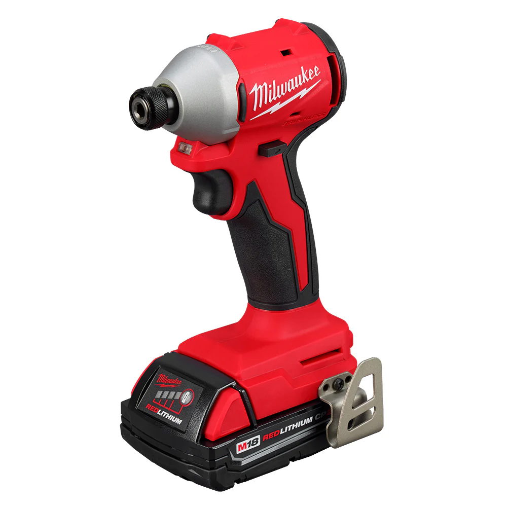 Milwaukee 3650-22CT M18 18 1/4 Compact Brushless Hex Impact Driver Kit