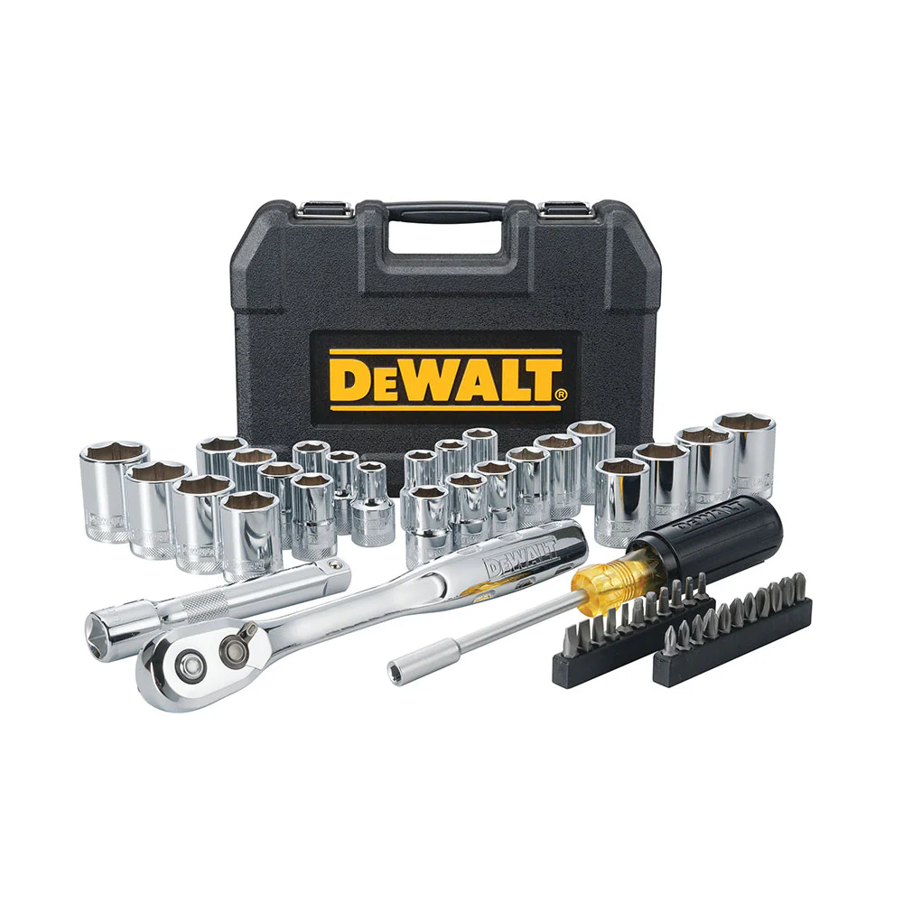 DeWALT DWMT45049 1/2'' Mechanics Nano Bit Tool Set. Polished Chrome (49 PC)