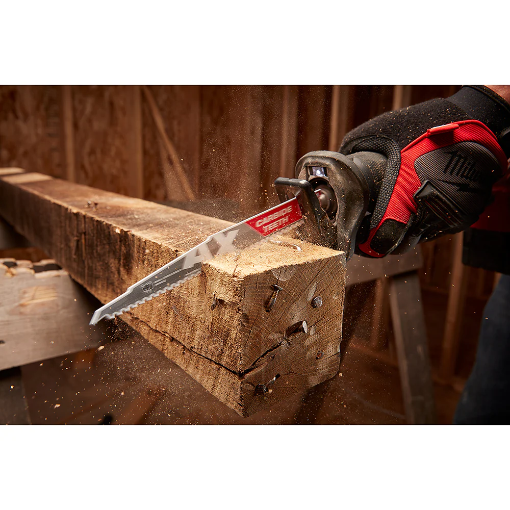 Milwaukee 48-00-5226  9 5T SAWZALL BLADE The AX w/ Carbide Teeth Wood Blades