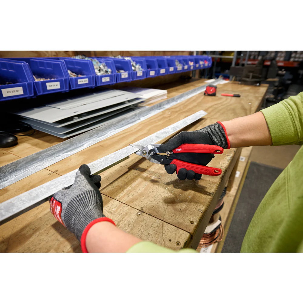 Milwaukee 48-22-4563 Durable Aviation Snip Set w/ Color Coded Handles - 3 PC