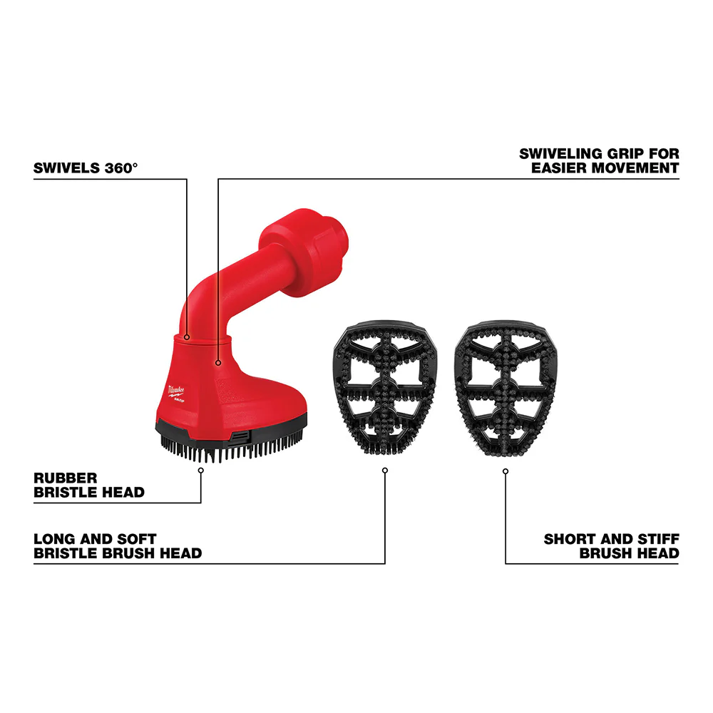 Milwaukee 49-90-2020 AIR-TIP Swiveling Palm Brush Attachment
