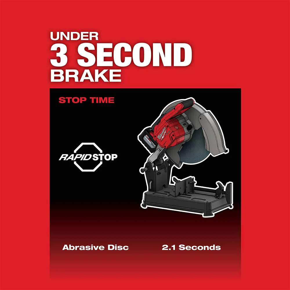 Milwaukee 2990-80 M18 FUEL 14 Li-Ion Brushless Abrasive Chop Saw - Bare Tool - Recon