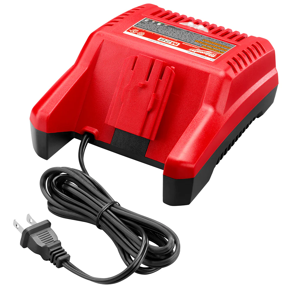 Milwaukee 48-59-2819 M28 28-Volt Pass-Through Single-Unit Rapid Charger