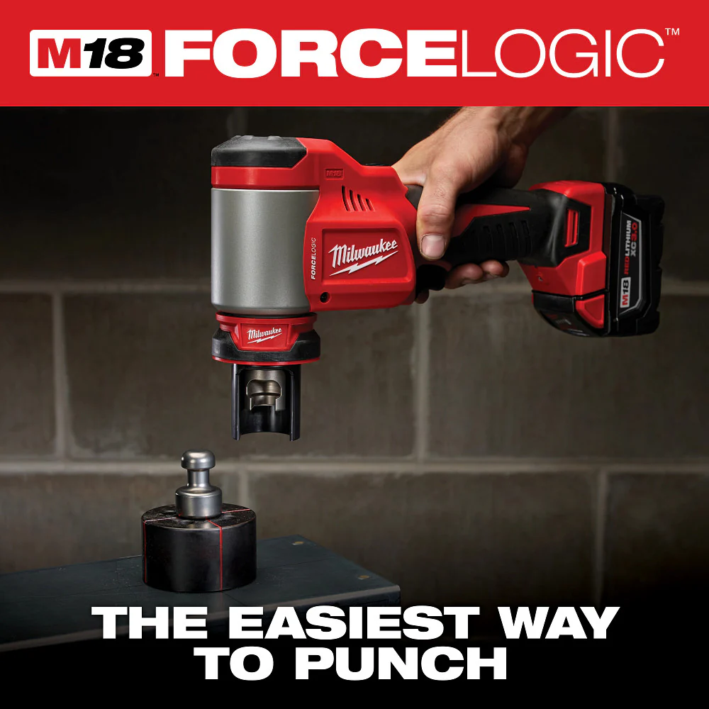 Milwaukee 2676-02 M18 FORCE LOGIC 18V 10 Ton Knockout Tool 1/2-2