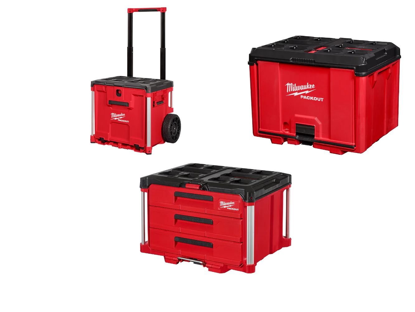 Milwaukee 48-22-8420 PACKOUT Rolling Drawer Tool Box w/ Drawer Box and Cabinet