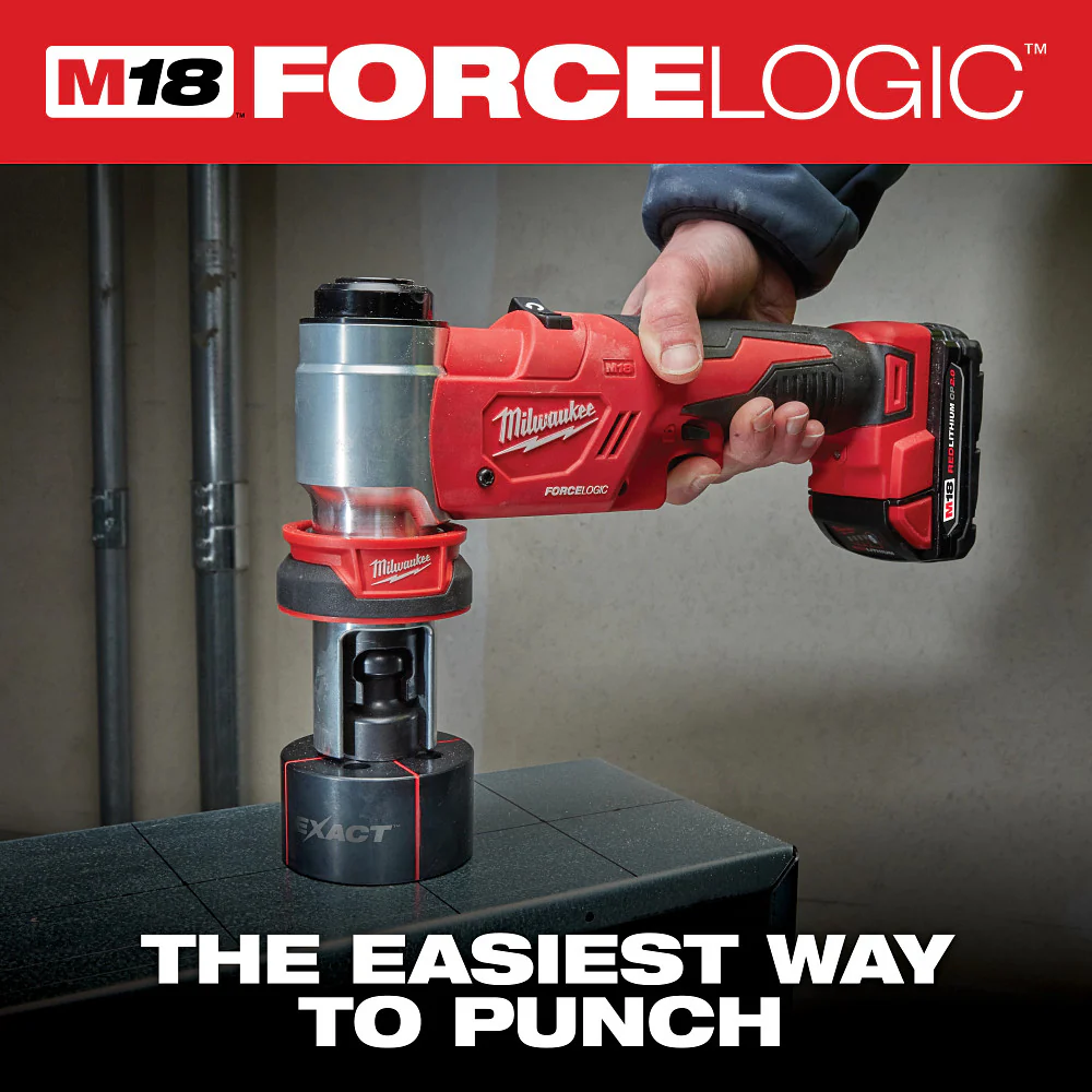 Milwaukee 2677-04 M18 FORCE LOGIC 18V 6T Knockout Tool 1/2-4