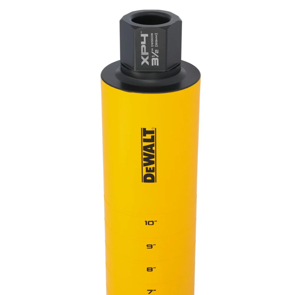 DeWALT DW55018 3-1/2 X 15 Cordless Diamond Core Bit w/ Recessed Grooves