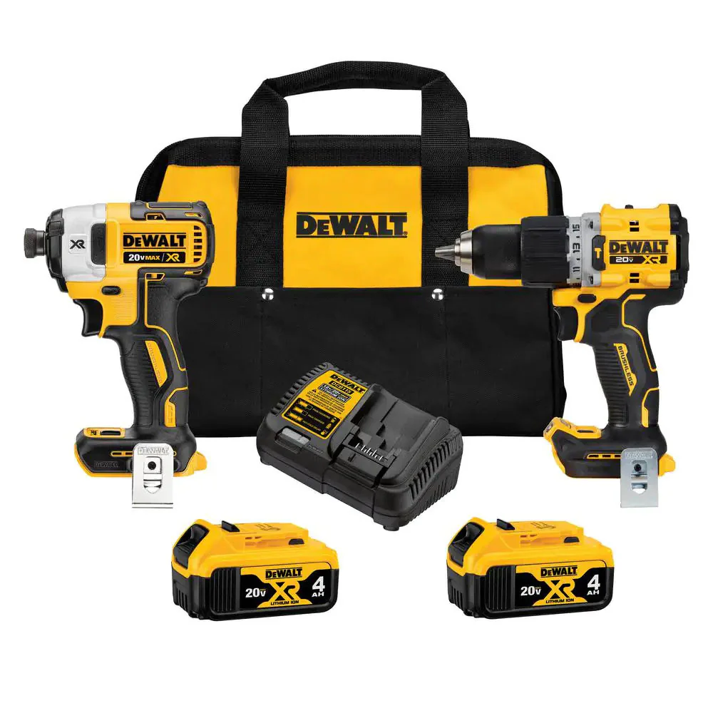DeWALT DCK249M2 20V MAX XR Brushless Cordless Li-Ion 2 Tool Combo Kit