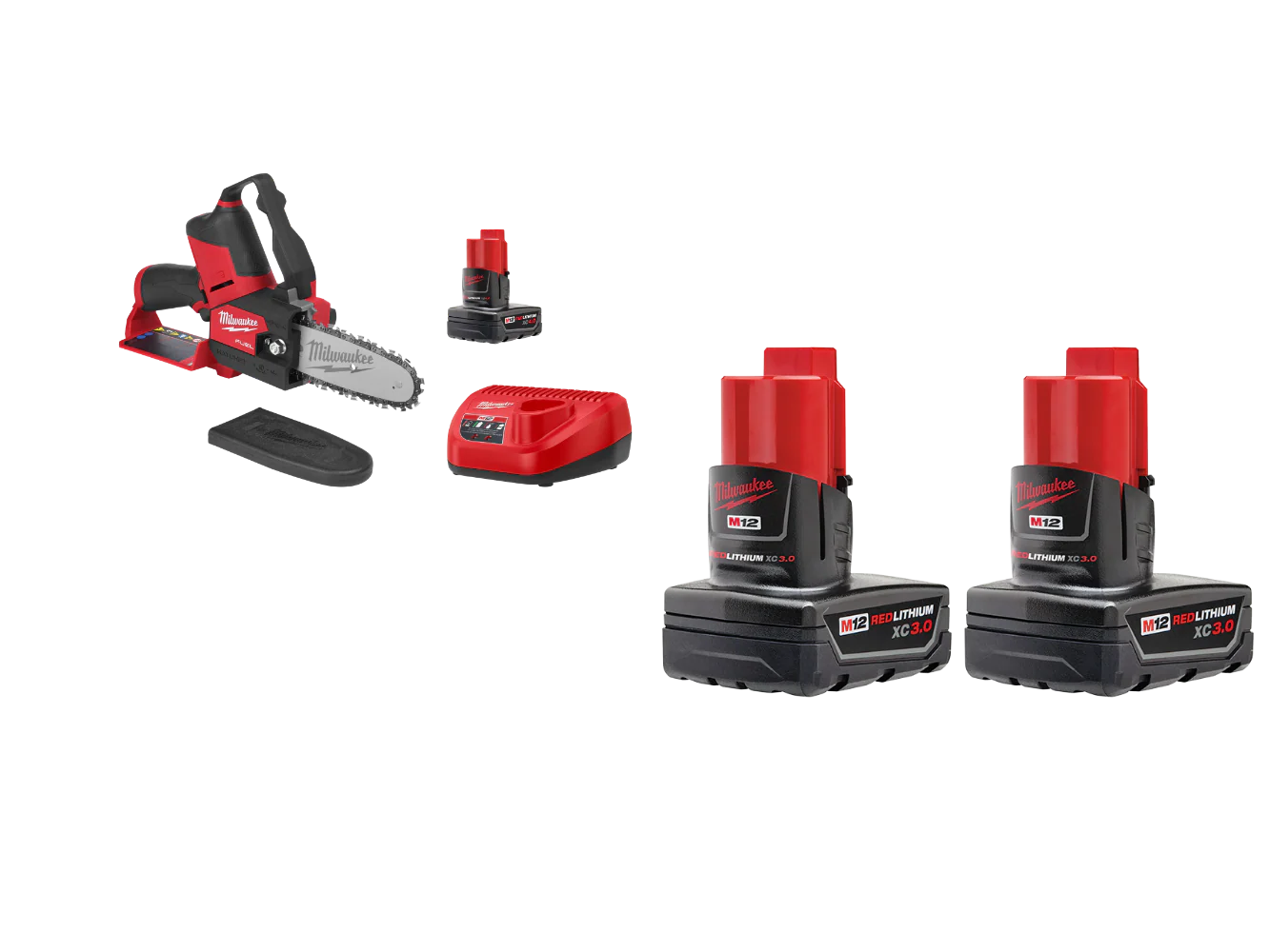 Milwaukee 2527-21x3 M12 FUEL 12V 6 Pruning Saw Kit w/ 2 - M12 3AH Batteries