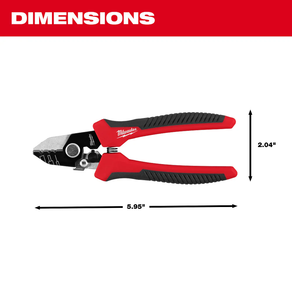 Milwaukee 48-22-3013 Comfortable Durable Tri-Hole Fiber Stripper