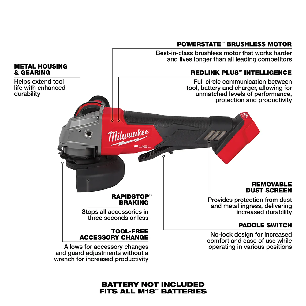 Milwaukee 3697-27 M18 FUEL 18V 7 Tool Cordless Lithium-Ion Combo Kit