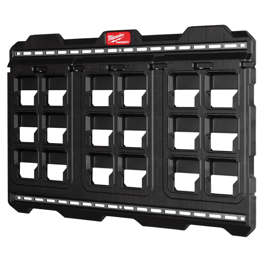 Milwaukee 48-22-8496-M18 PACKOUT Large Wall Plate w/ M18 Battery Rack