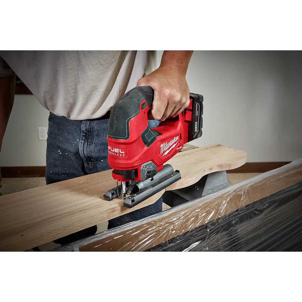 Milwaukee M18 D Handle Jig Saw w/ REDLITHIUM HIGH OUTPUT XC6.0 Battery - 2 PK