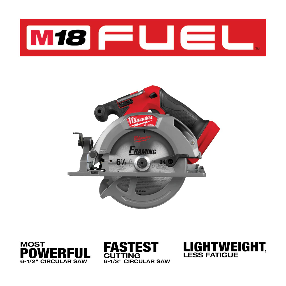 Milwaukee 2833-20x8 M18 FUEL 18V 6-1/2 Circular Saw w/ 8AH Battery
