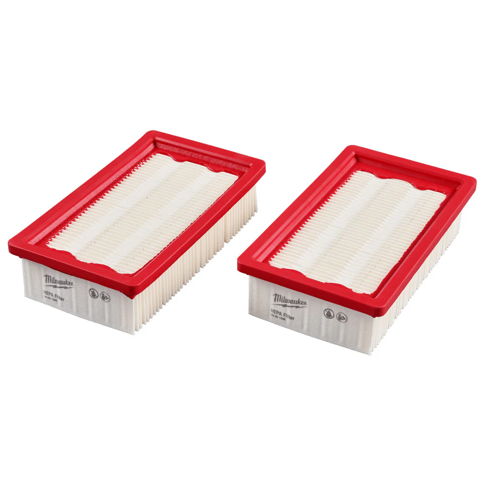 Milwaukee 49-90-1968 HEPA Filter for 0888 Dust Extractor - 2 Pack