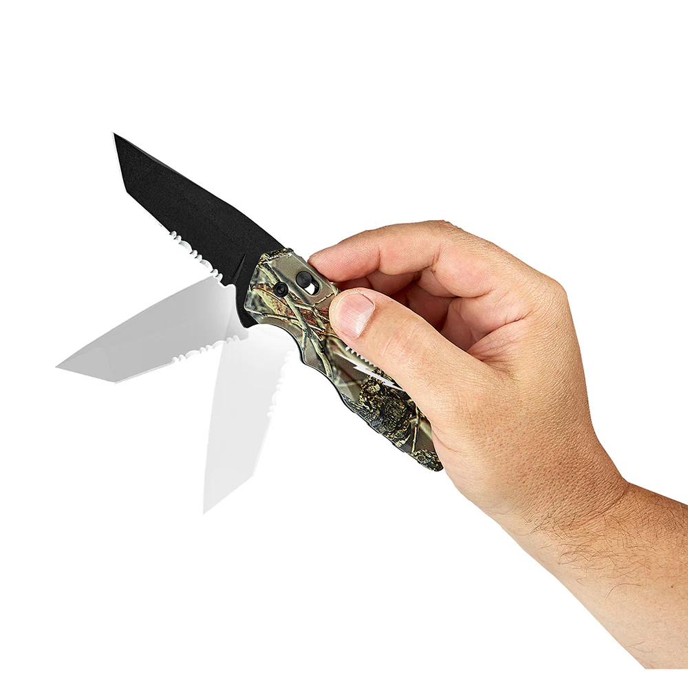 Milwaukee 48-22-1535 FASTBACK Stainless Steel Camo Spring Assisted Folding Knife