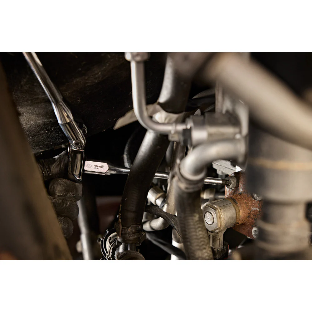 Milwaukee 48-22-9549 3/8 Drive Long Ball End Hex Bit Socket Set - SAE - 8 PC