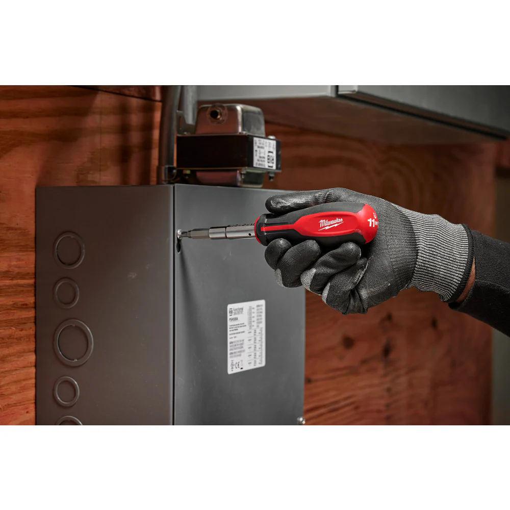 Milwaukee 48-22-2763 2pc 11-in-1 Multi-Bit Screwdriver and 6-in-1 Stubby Multi