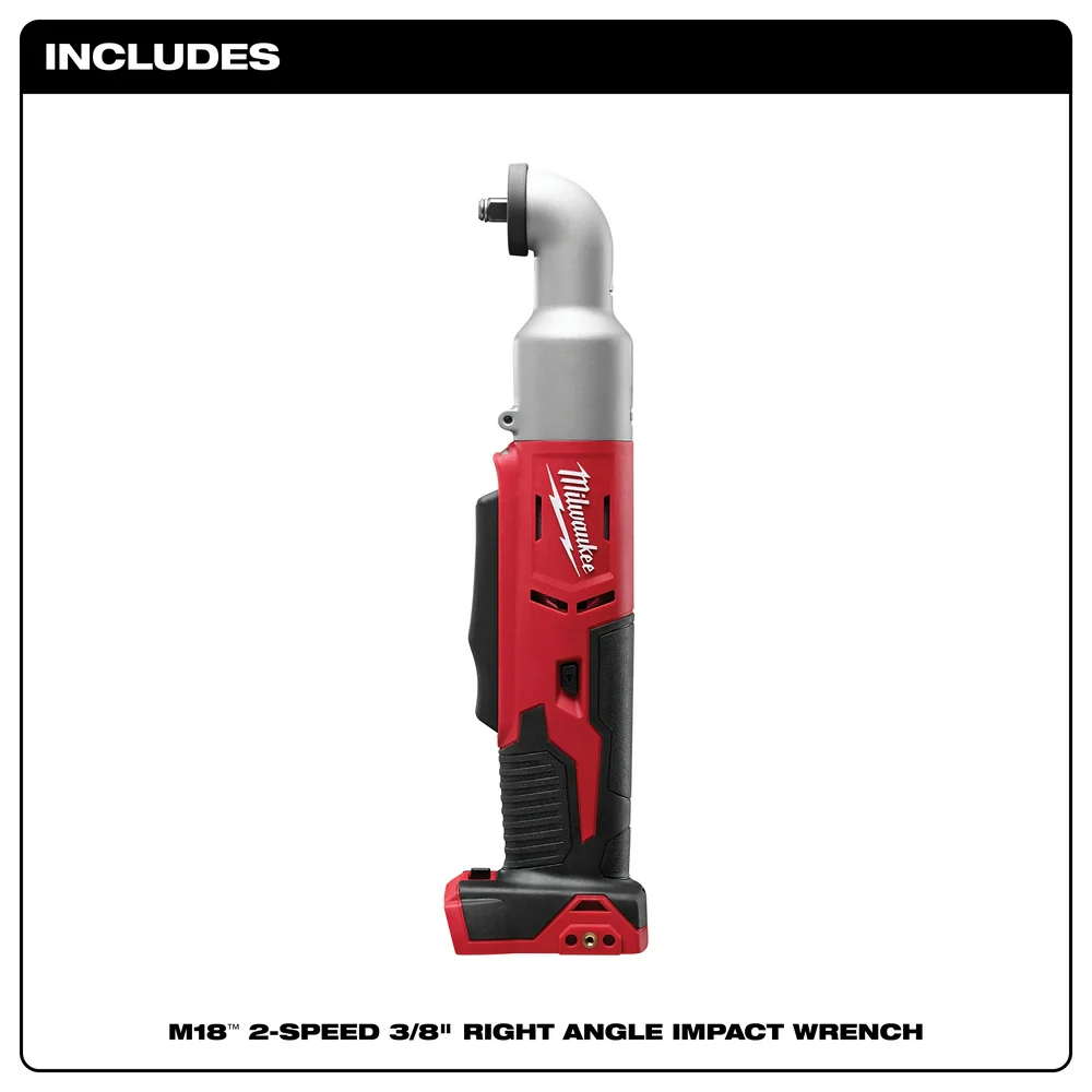Milwaukee 2668-20 M18 18V 3/8-Inch Right Angle Impact Wrench - Bare Tool