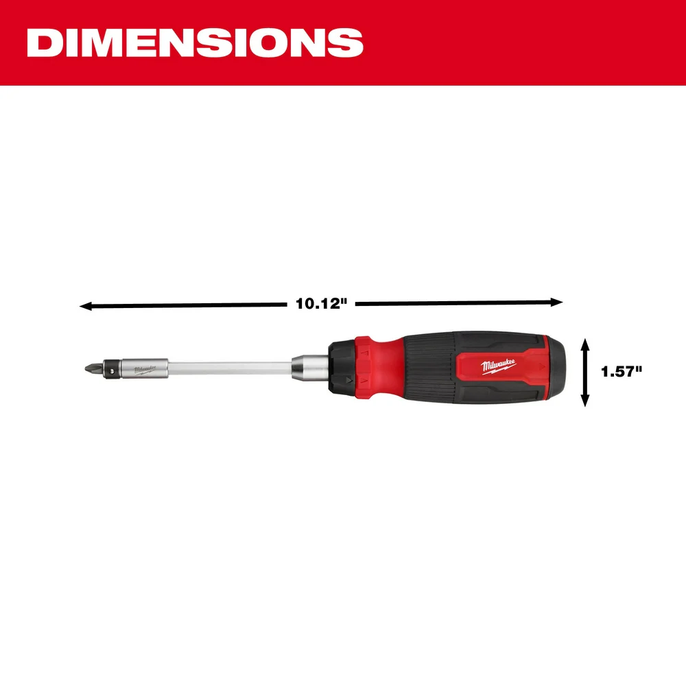 Milwaukee 48-22-2904 27-in-1 Versatile Ratcheting Multi-Bit Screwdriver