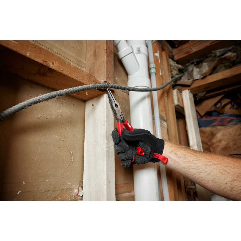 Milwaukee MT555 8 Long Nose Comfort Grip Pliers - Made In USA