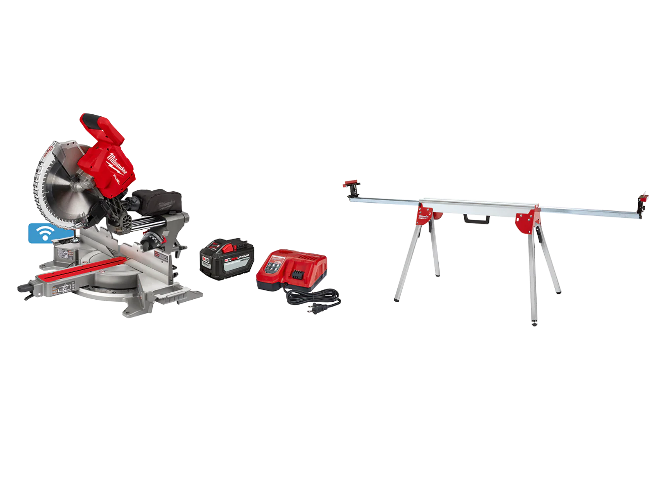 Milwaukee 2739-21HD M18 FUEL 18V 12 Cordless Miter Saw w/ Stand