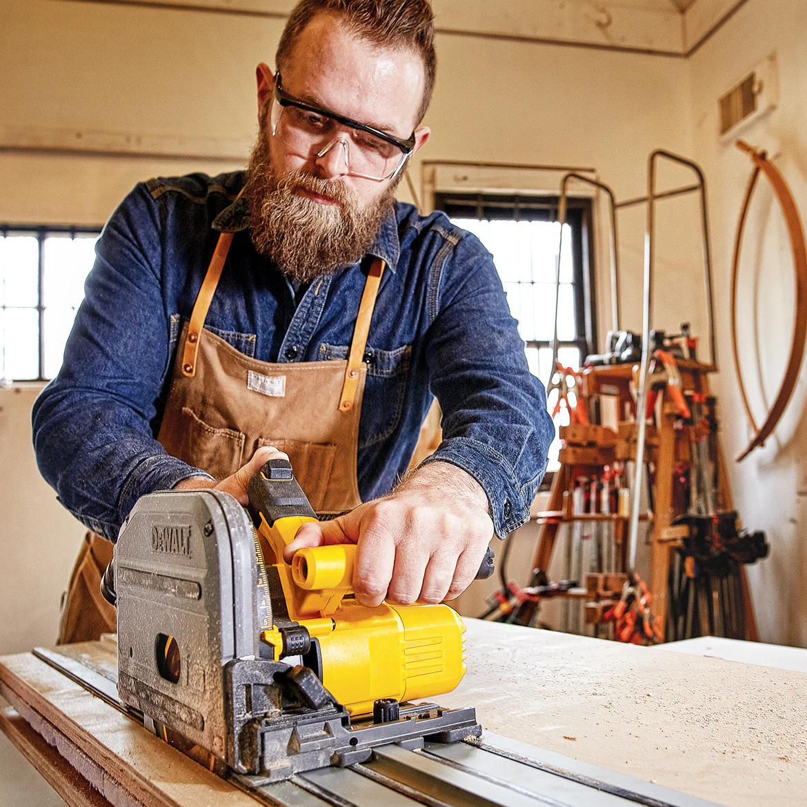 DeWALT DCS520B 60V 6-1/2 Li-Ion Anti-Kickback Cordless Track Saw - Bare Tool