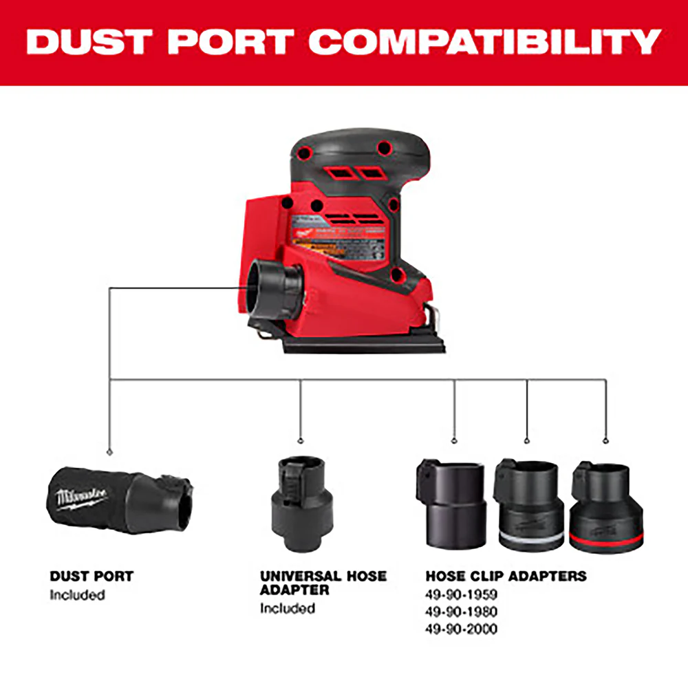 Milwaukee 48-59-1850SSR M18 18V REDLITHIUM XC5.0 Starter Kit w/ Square Sander