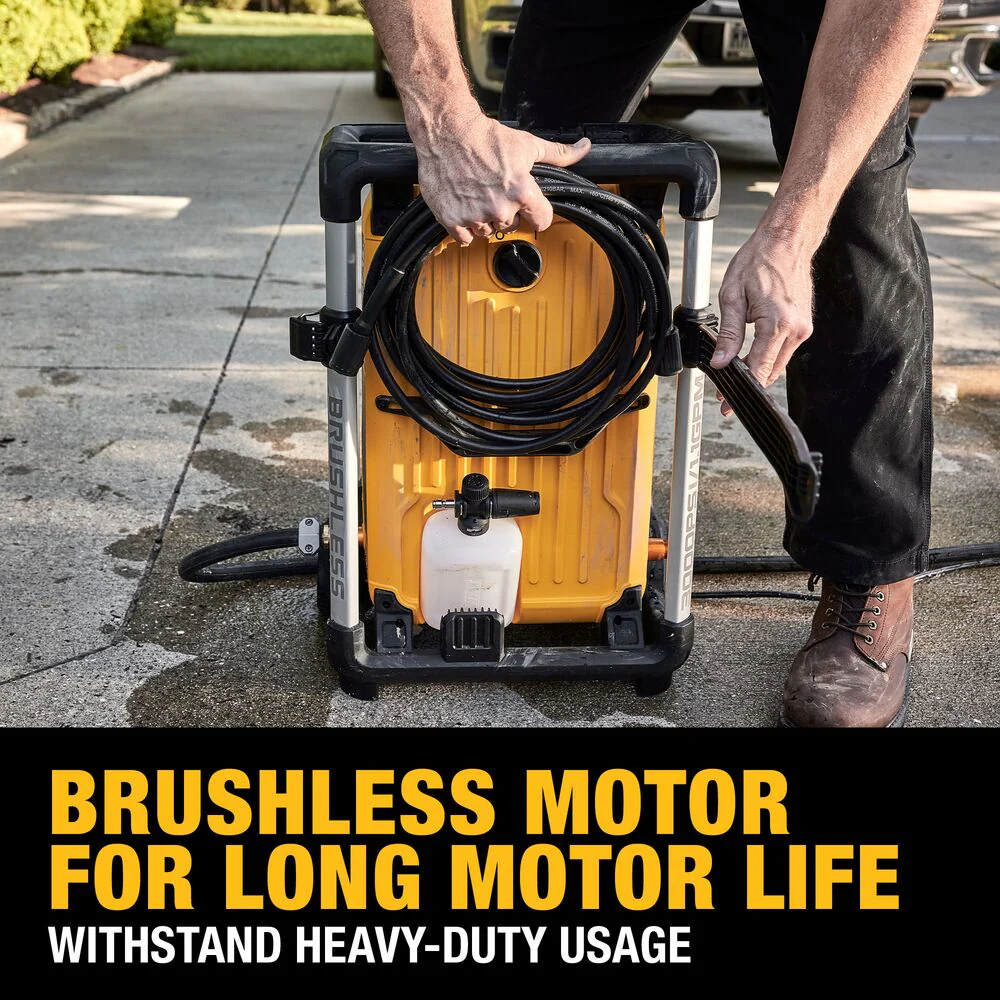 DeWALT DWPW3000 3000 MAX PSI 1.1 GPM 15 AMP Brushless Jobsite Pressure Washer