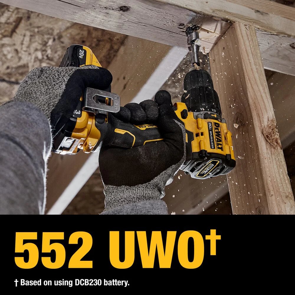 DeWALT DCD799L1 20V ATOMIC MAX 1/2 Brushless Cordless Hammer Drill Kit