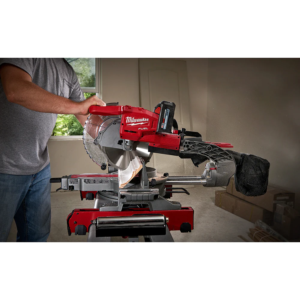 Milwaukee 2734-20 M18 FUEL 18V 10 Dual Bevel Carbide Blade Miter Saw -Bare Tool