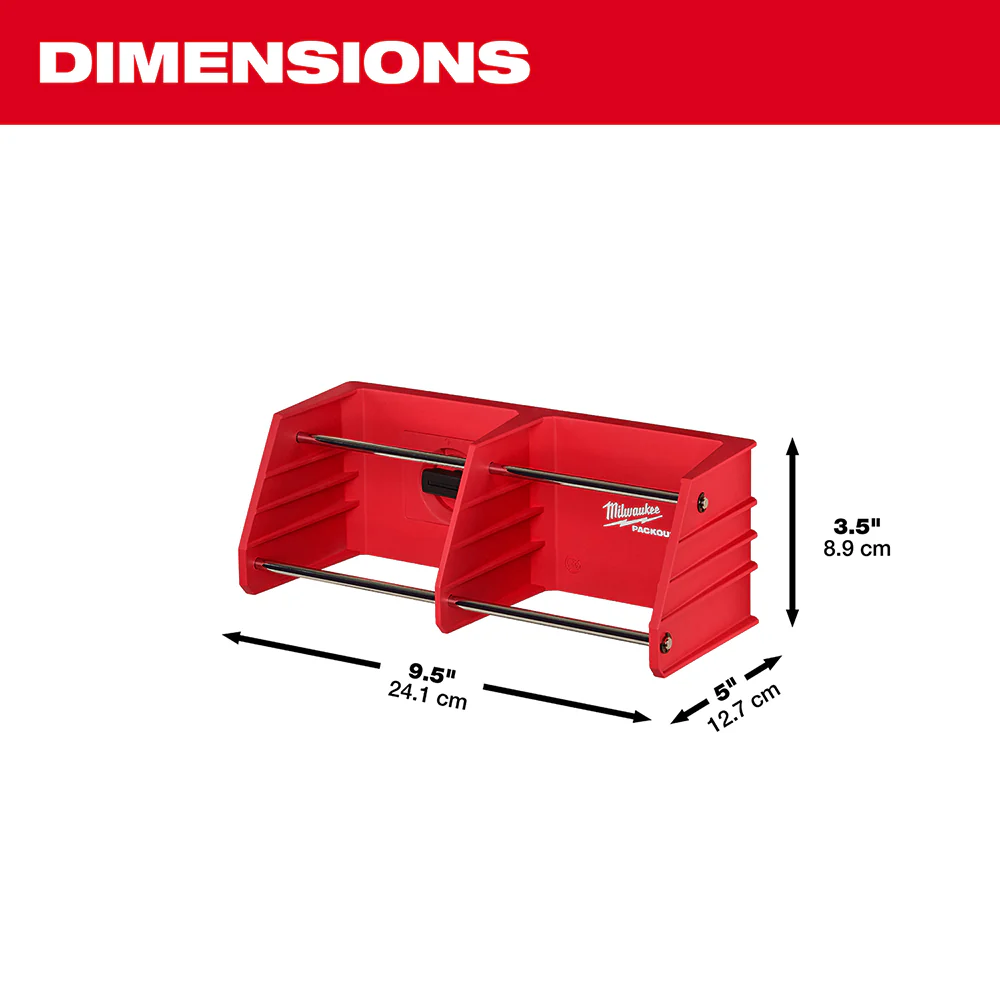 Milwaukee 48-22-8340 PACKOUT Reinforced Tool Rack
