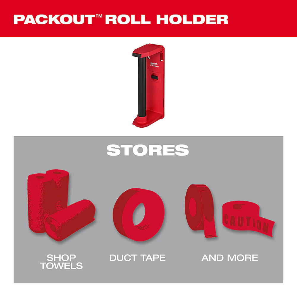 Milwaukee 48-22-8337 PACKOUT Reinforced Roll Holder