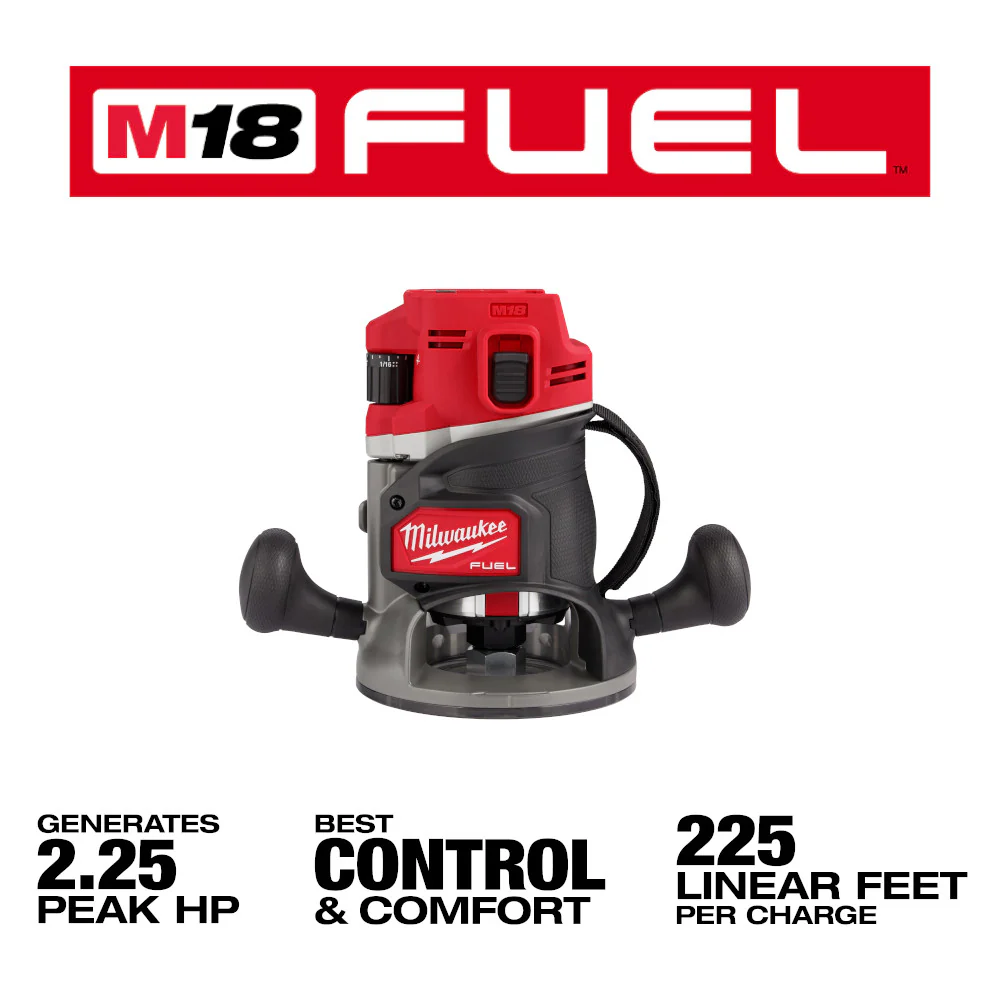 Milwaukee 2838-21 M18 FUEL 18V 1/2 Cordless Lithium-Ion Router Kit