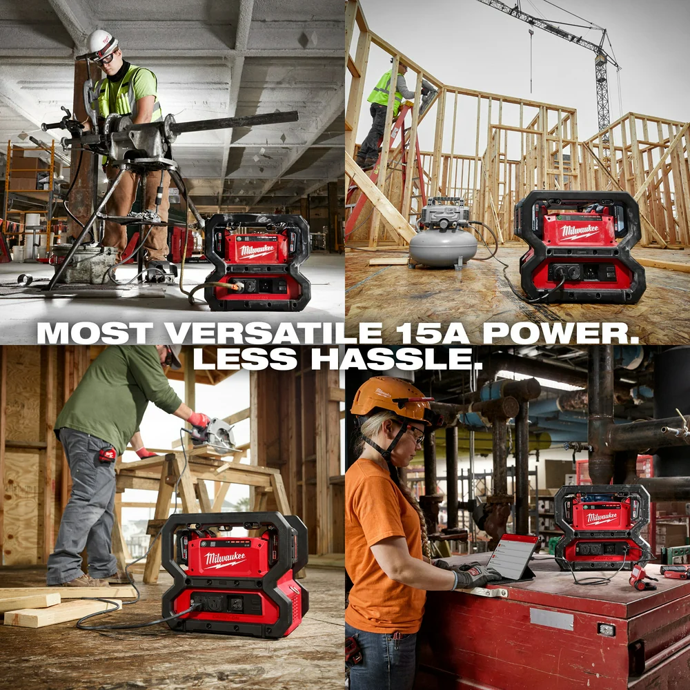 Milwaukee 2845-20X6 M18 18V 3600W/1800W Power Supply w/ 4 - 6AH Batteries