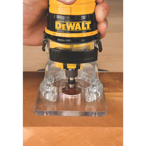 DeWALT DWE6000 1/4 Collet Single Speed Laminate Trimmer Cutter - Electric